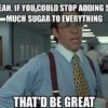 adding sugar