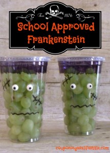 Frankenstein Grape Cups